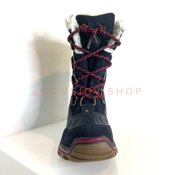 Utility | NWOT Pajar Suede Winter Boots | Weatherized | Navy Shearling Cabincore - Picture 3 of 13